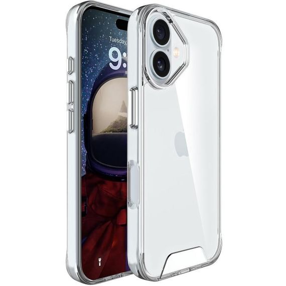 Чехол TPU Space Case transparent для Apple iPhone 17 Air (6.5") Прозрачный