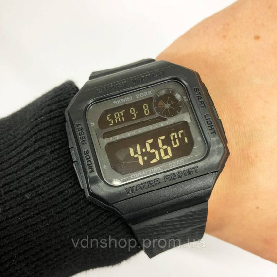 Часы армейские оригинал SKMEI, Мужские круглые спортивные часы Полевые для армии WA-17 | Зображення 2