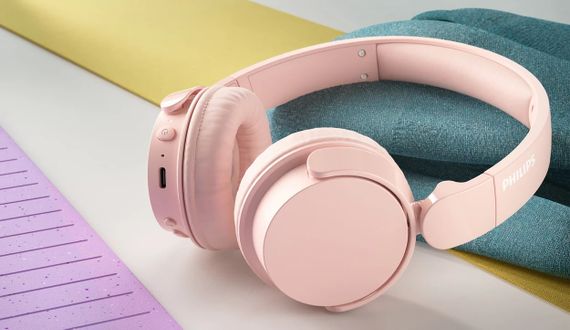 Навушники Philips On-ear TAH4209 BT 5.3, Wireless, Mic, Рожевий (TAH4209PK/00) | Зображення 4