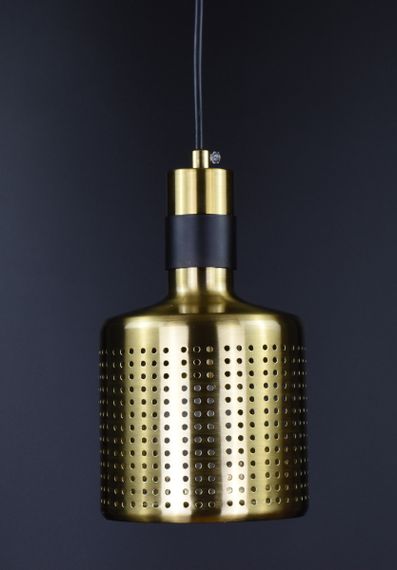 Люстра підвісна на 1 лампочку 27087 Латунь 25-200х12х12 см. | Зображення 3