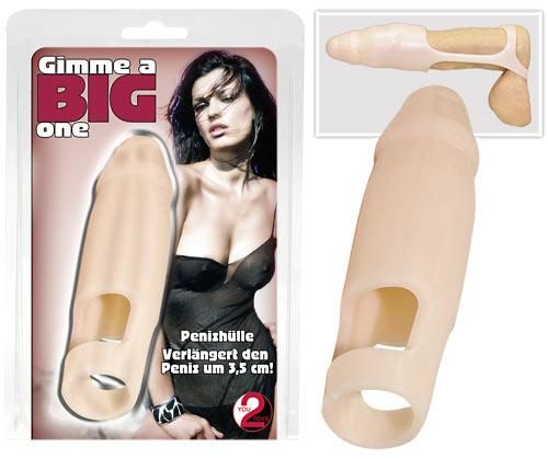 Насадка для подовження BIG GIMME (тілесна) Sex Aura | Зображення 1