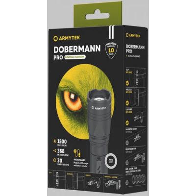 Ліхтар Armytek Dobermann Pro Marnet USB White (F07501C) | Зображення 2