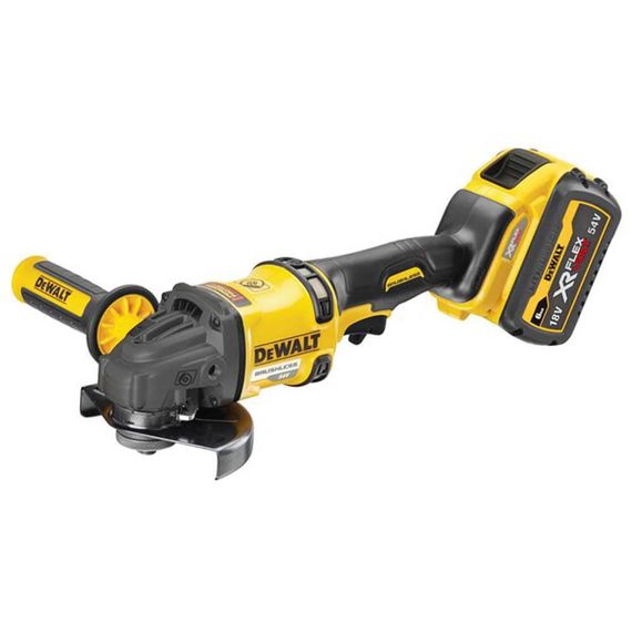 Шлифмашина угловая - болгарка аккумуляторная 125мм бесщёточная DeWALT DCG418T2 | Зображення 1