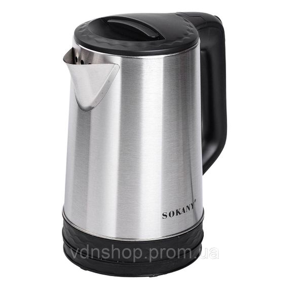 Электрочайник с автоматическим отключением 2.3 л Sokany дисковый бытовой 1500 Вт SK-09022 | Зображення 2