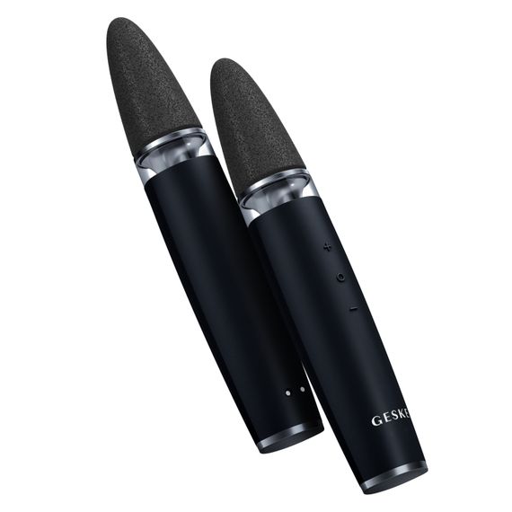 Шліфувальна пилка для стоп з додатковими насадками GESKE Electric Pumice Foot Smoothing Multi-Pen 8в1 black, Чорний | Зображення 4