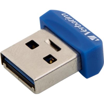 USB флеш накопитель Verbatim 16GB Store &apos;n&apos; Stay NANO Blue USB 3.0 (98709) | Зображення 2