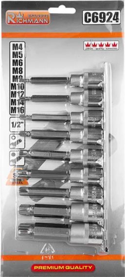 Набір SPLINE Richmann 9 шт M4-M16 S2 (C6924)