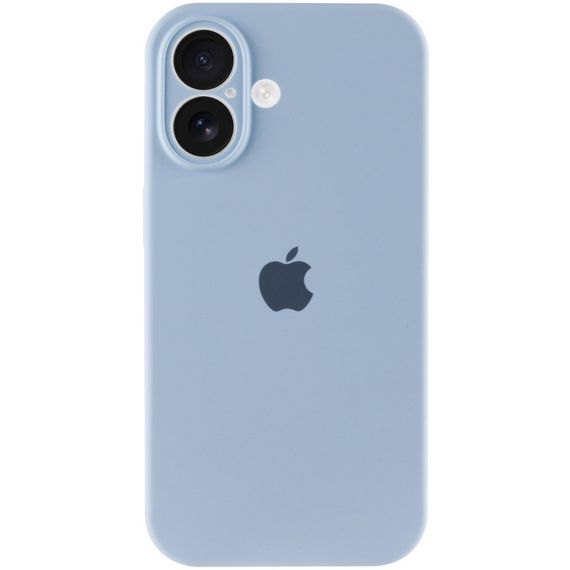 Чохол Silicone Case Full Camera Protective (AA) для Apple iPhone 16 Plus (6.7") Блакитний / Sweet Blue | Зображення 1