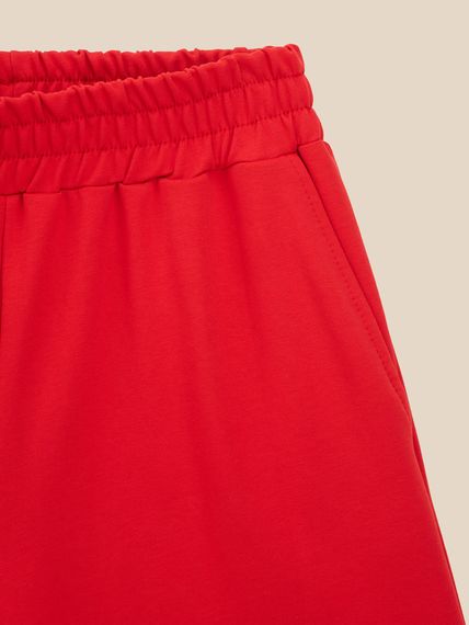 Шорти трикотажні однотонні жіночі LAWA WBC02406 2XL Червоний shop (2000999599880) | Зображення 1