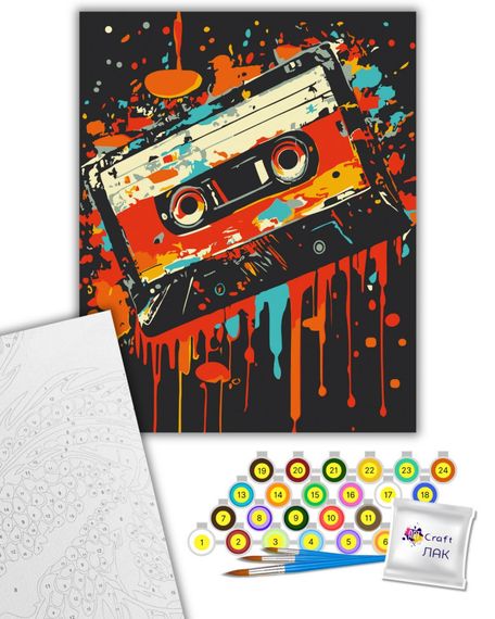 Картина по номерам "Палитра звука" 12032-AC 40х50 см | Зображення 1