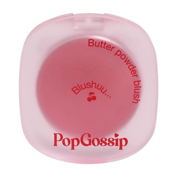Рум'яна для обличчя з сатиновим фінішем Pop Gossip Blushuu Silky powder blush - №02 Baby Bloom (3.2 g)