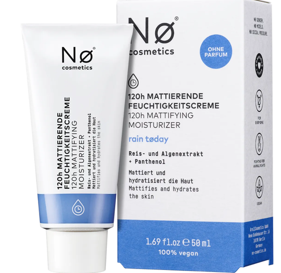 Матуючий зволожуючий крем 120 годин Nø Cosmetics Feuchtigkeitscreme 120h mattierend 50 мл