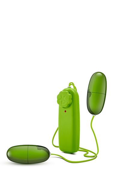 T330763 подвійне віброяйце B yours DOUBLE POP EGGS LIME, Зелений | Зображення 2