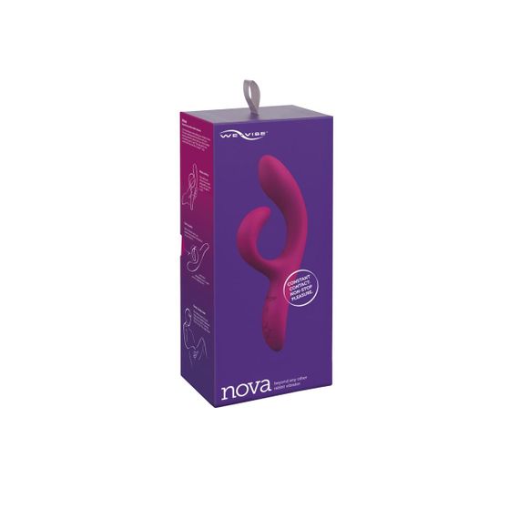 Смарт вибратор-кролик We-Vibe Nova Fuchsia, эргономичный, регулируемый угол наклона ствола sexstyle | Зображення 17