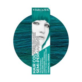 Краска для волос Тропический зеленый Stargazer Semi-permanent hair colour Tropical Green 70 мл