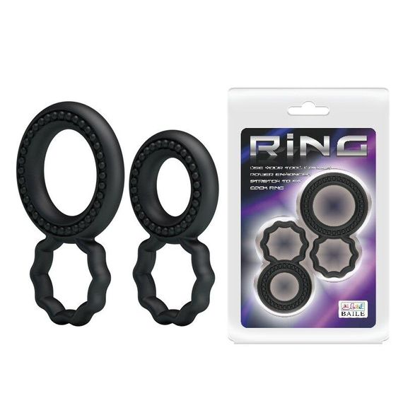 Набор эрекционных колец RING BI-210172 sexstyle
