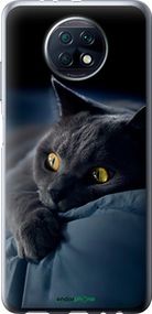 Чохол на Xiaomi Redmi Note 9T Димчастий кіт "825u-2261-2448"