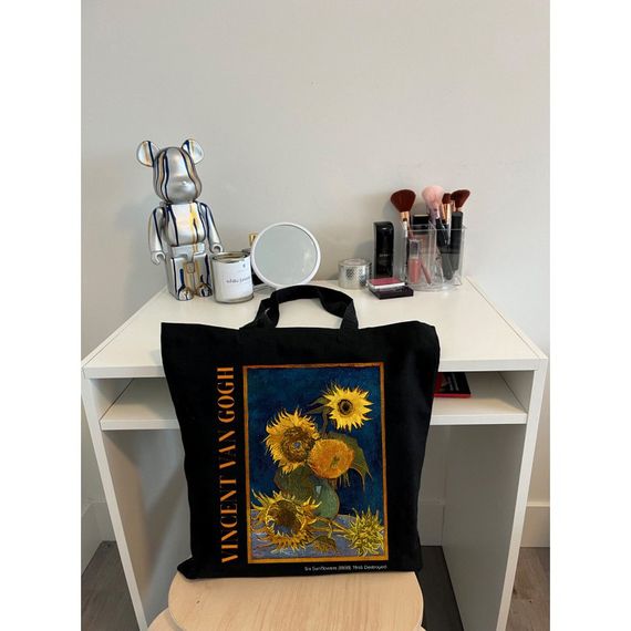 Екошопер Букопт BK4096 Van Gogh Six Sunflowers  чорний | Зображення 5