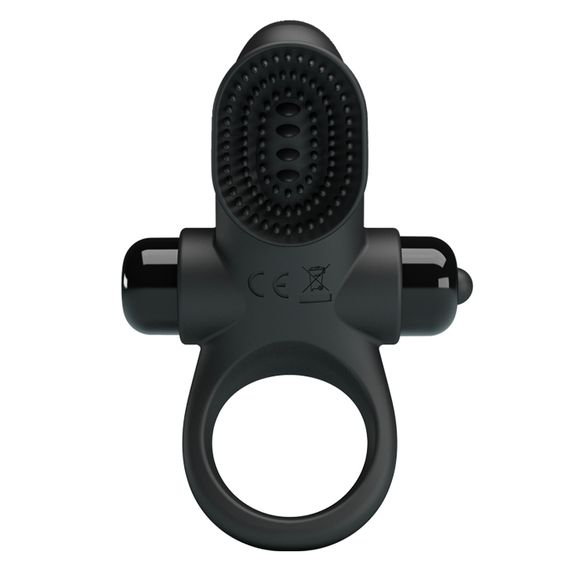 Ерекційне кільце - Pretty Love Vibrant Penis Ring II Black | Зображення 9