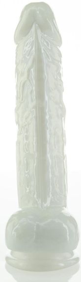 Фалоімітатор ADDICTION Pearl 8.5" Dildo with Balls, віброкуля в подарунок Sex Aura | Зображення 1