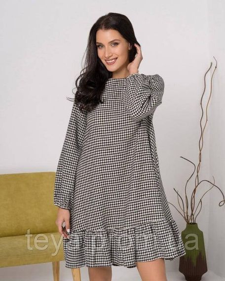 Плаття для жінок колір чорний/білий розмір XL FI_001042 | Зображення 3