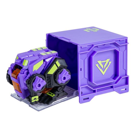 Динозавр-трансформер Раптор-Бот Dinoster EU580840-2 бокс для зберігання, фіолетовий | Зображення 4