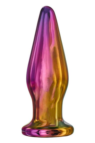Анальна пробка з вібрацією скляна конусна Dream Toys GLAMOUR GLASS Sex Aura | Зображення 6