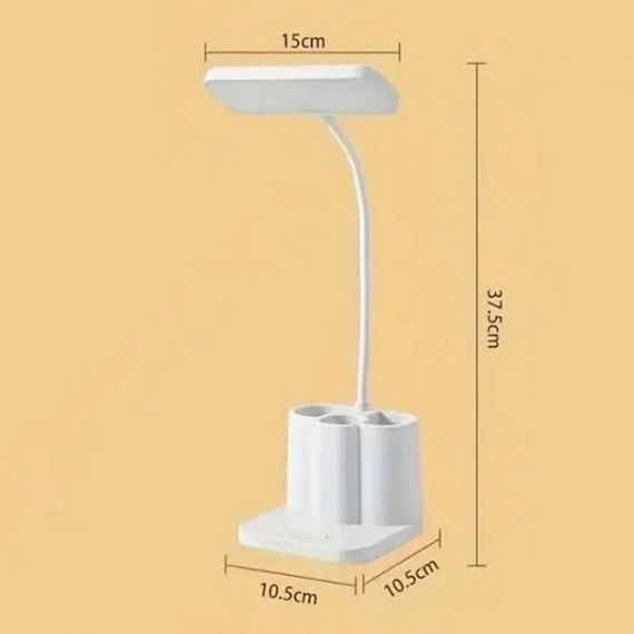 Настільна лампа з органайзером і підставкою для телефона LED Table Lamp QP-2209-B | Зображення 3