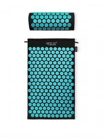 Килимок акупунктурний з валиком 4FIZJO Classic Mat Аплікатор Кузнєцова Black/Blue (P-5905973402385)