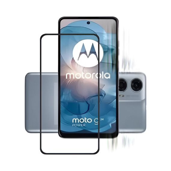 Скло захисне BeCover Motorola Moto G24/G24 Power Black (710716) | Зображення 1