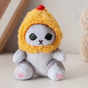 М'яка іграшка SV "Коша з капюшоном" 13 см Білий (sv2895)