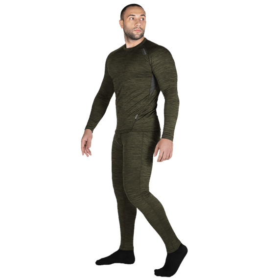 Термобілизна Polarheat Quadro Stretch Pro Melange Olive (5474), M | Зображення 1