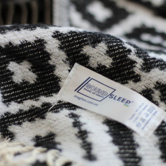 Плед SoundSleep Код Незламної Нації бавовняний 140х200 см сіро-синій (94066012) | Зображення 9