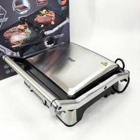 Гриль з притиском для приготування, Електрогриль контактний складаний притискний, що розкладається KC-67