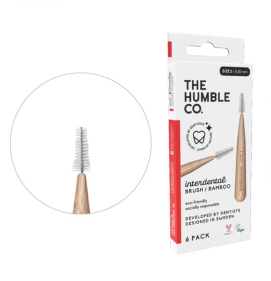 Браш інтердентальний Humble (ID89002) 0,5мм червоний, 6 шт.