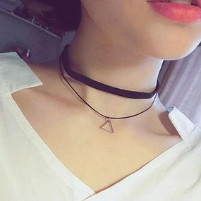 Чокер на шию SV Goth Black прикраса Тип 13 Чорний (sv3329)