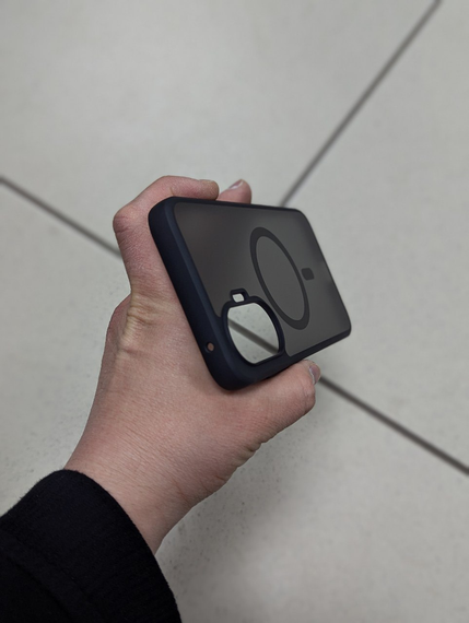Чохол Xiaomi Poco F7 BQ MagSafe Протиударний Матовий Чорний | Зображення 3