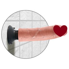 Вібратор на присосці Pipedream King Cock бежевий Sex Aura