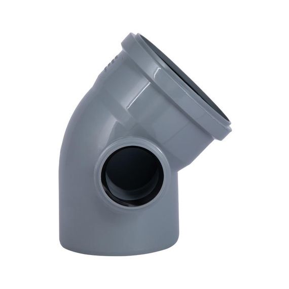 Колено 2 пл 110x100х45+ 50х90° (левое) TA Sewage | Зображення 5