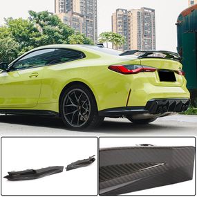 Накладки на задній бампер Flap Карбон V2 (для G82/G83) для BMW 4 серія G22/23/26 2020- рр