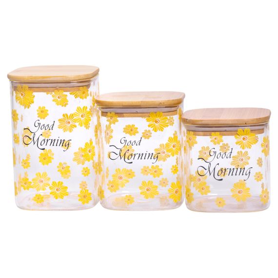 Набір ємностей для зберігання продуктів (3 шт.) | Зображення 1