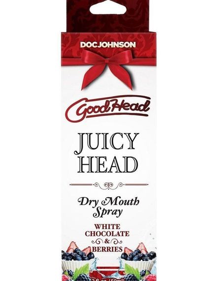 Зволожувальний спрей оральний Doc Johnson GoodHead - Juicy Head - White Chocolate and Berries 59мл | Зображення 1