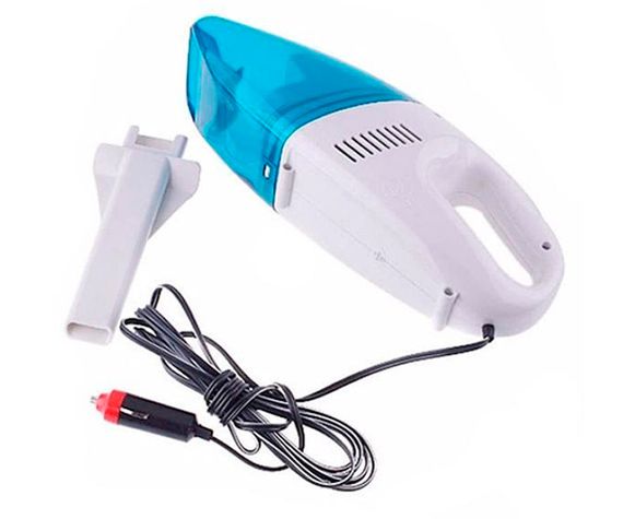 Автомобильный пылесос с зарядкой от прикуривателя Vacuum Cleaner DC 12V бело-синий 60W (lp-89801_104) | Зображення 9