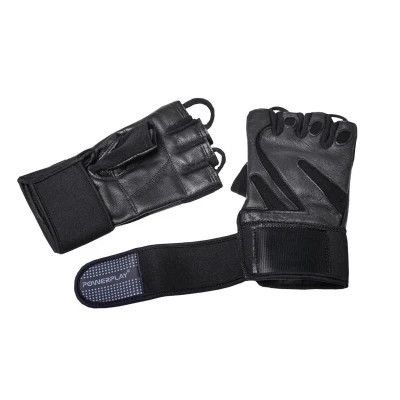 Перчатки для фитнеса PowerPlay 1064 Чорні M (PP_1064_M_Black) | Зображення 3