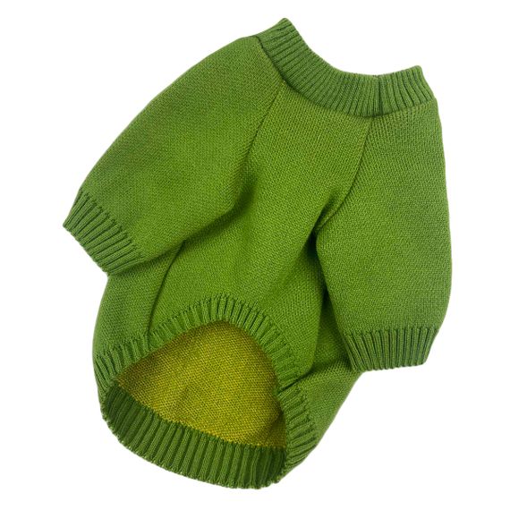 Светр в'язаний Україна оливка жовтий Y-276 | Зображення 2