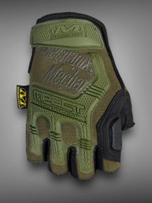 Тактические Перчатки Mechanix M-Pact открытые Олива