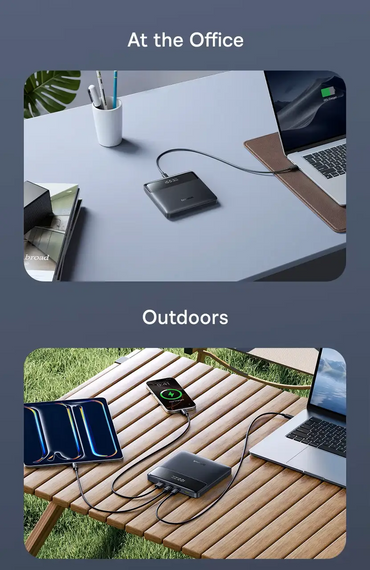 Портативний зарядний пристрій Baseus Blade H1 Digital Display 20000 mAh PD 100W, чорний | Зображення 4