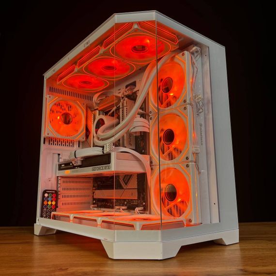 Збірка на замовлення: ігровий ПК GameMax Hype-M White Tower / AMD Ryzen 5 7500F (6 (12) ядер по 3,7 - 5,0 ГГц) / 32 ГБ DDR5 / 1000 ГБ SSD M.2 / nVidia GeForce RTX 5060 Ti, 16 ГБ GDDR7, 128-bit / 750 Вт б/в | Зображення 2