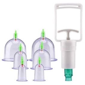 Масажні вакуумні банки для домашньої терапії Pull Out A Vacuum Apparatus 12 шт