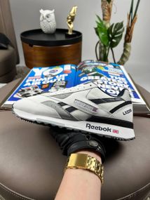 Чоловічі кросівки замша  bok Classic LX2200 White Blackвесна / лето / осень A3653 43 27.5 см